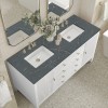 Myrrin 60" Double (Vanity Only Pricing) in Bright White
